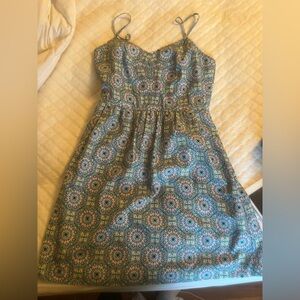 J. Crew geometric dress